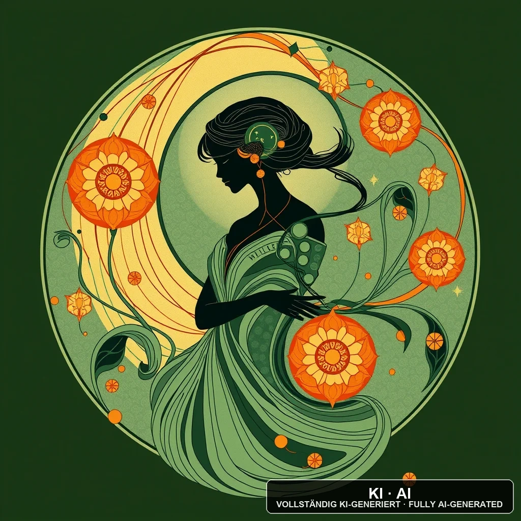 The Integrated Operator — art nouveau illustration — AI-generated art plate for the concept