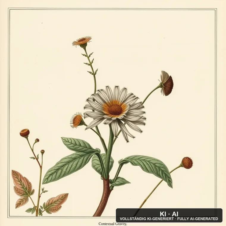 Contextual Gravity – botanische Zeichnung