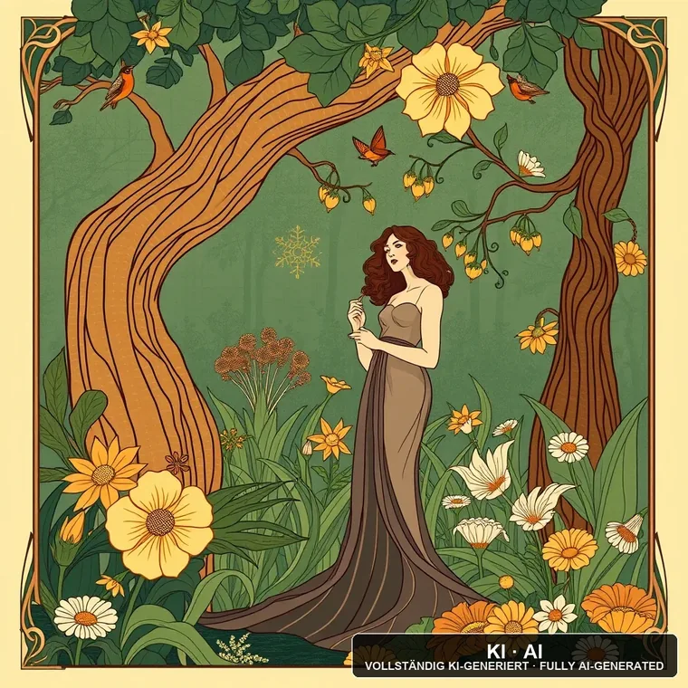 The Gardener Protocol – Jugendstil-Illustration