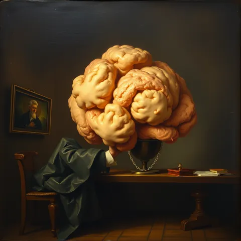 Mentale Externalisierungsstrategie &mdash; oil painting in the style of dutch golden age masters
