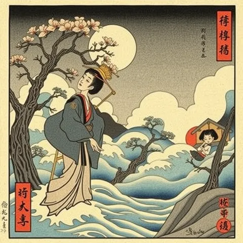 Platform Ontology &mdash; japanese ukiyo e woodblock print