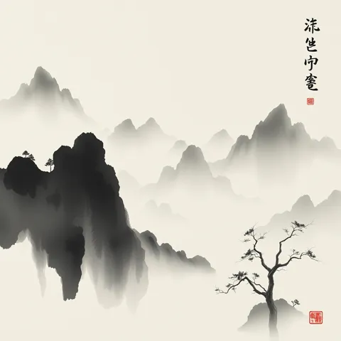 The Reflective Operator &mdash; chinese ink wash painting