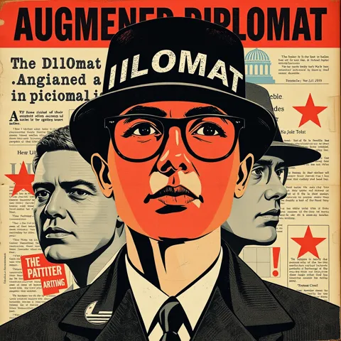 Augmented Diplomat &mdash; propaganda collage