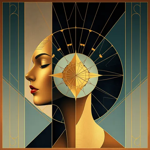 Poly-Categorical Mesh &mdash; art deco poster