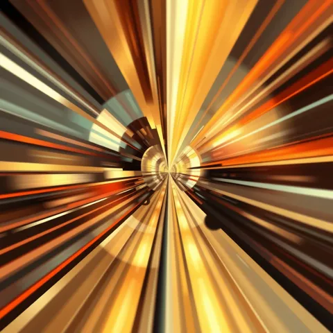 Kinetic Truth Blur &mdash; art deco poster