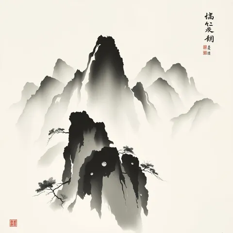 Unlearning Protocol &mdash; chinese ink wash painting