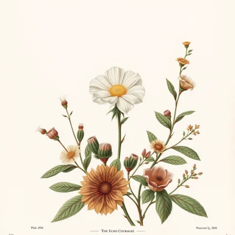 The Echo Courage &mdash; victorian scientific illustration