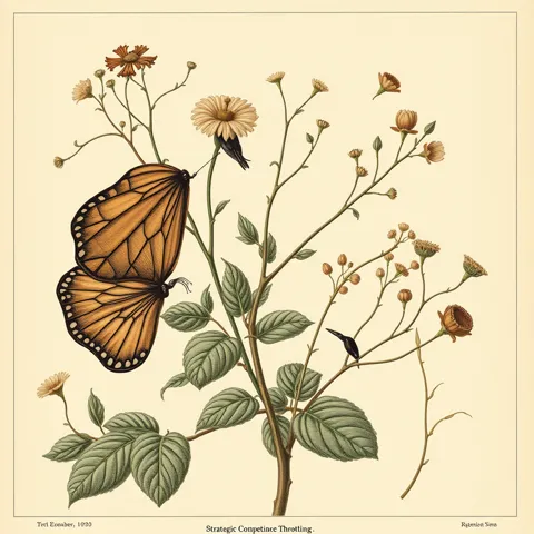 Strategic Competence Throttling &mdash; victorian scientific illustration