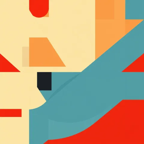 The Glitch Wave &mdash; bauhaus poster