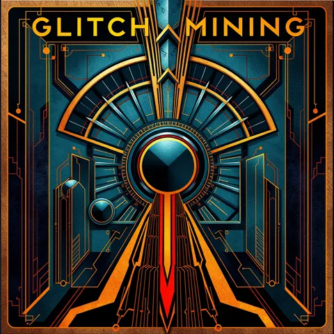 Glitch-Mining &mdash; art deco poster