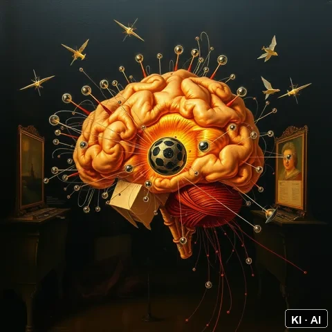 The Outer Mind &mdash; oil painting in the style of dutch golden age masters &mdash; AI-generated art plate for the concept