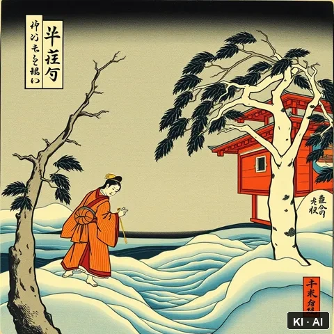Vigilant Continuity &mdash; japanese ukiyo e woodblock print &mdash; AI-generated art plate for the concept