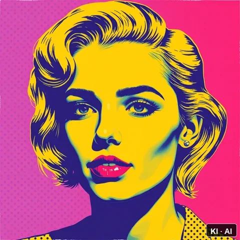 Focus Range &mdash; pop art &mdash; AI-generated art plate for the concept
