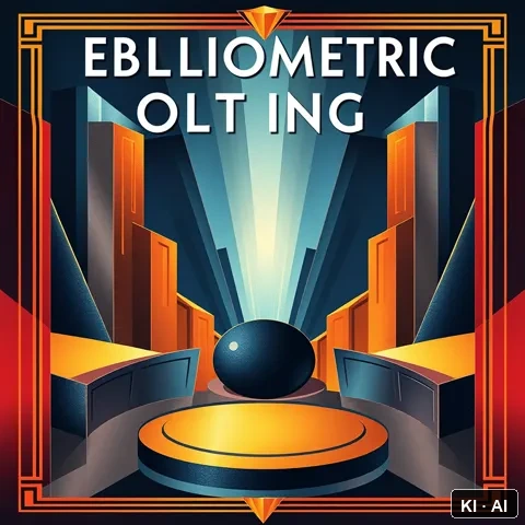 Ebulliometric Sorting &mdash; art deco poster &mdash; AI-generated art plate for the concept