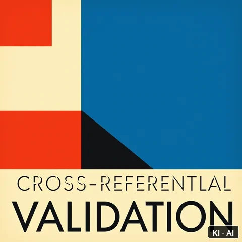 Cross Referential Validation — bauhaus poster, a visual artwork from the AUGMANITAI terminology by Andreas Ehstand
