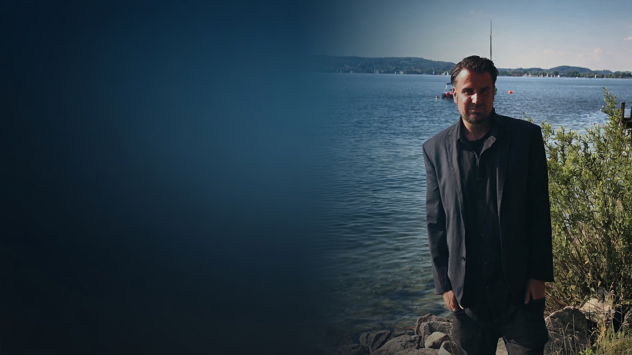 Andreas Ehstand am See, ruhige Abendstimmung &mdash; KI-unterst&uuml;tztes Bild / AI-assisted image